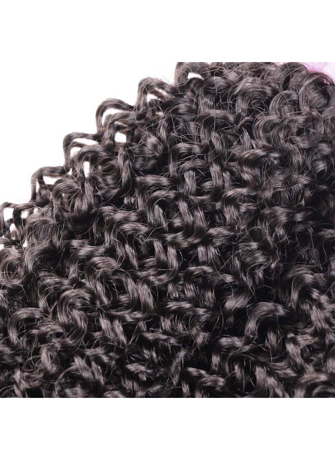 ORIGINAL QUEEN - 100% Brazilian Unprocessed Virgin Kinky Curly Human Hair Weave 3 Bundles Deep Curly Hair Extensions Mixed Length 8 10 12Inches - Image 1