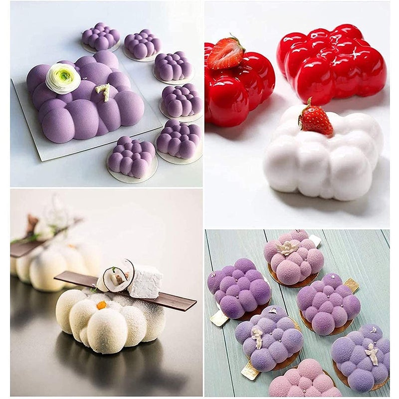 Perfect Pricee Silicone Mould for soap Cake Muffin Cupcake Soap Resin Art Candles Making Mould Cloud Bubble Mould - Image 3