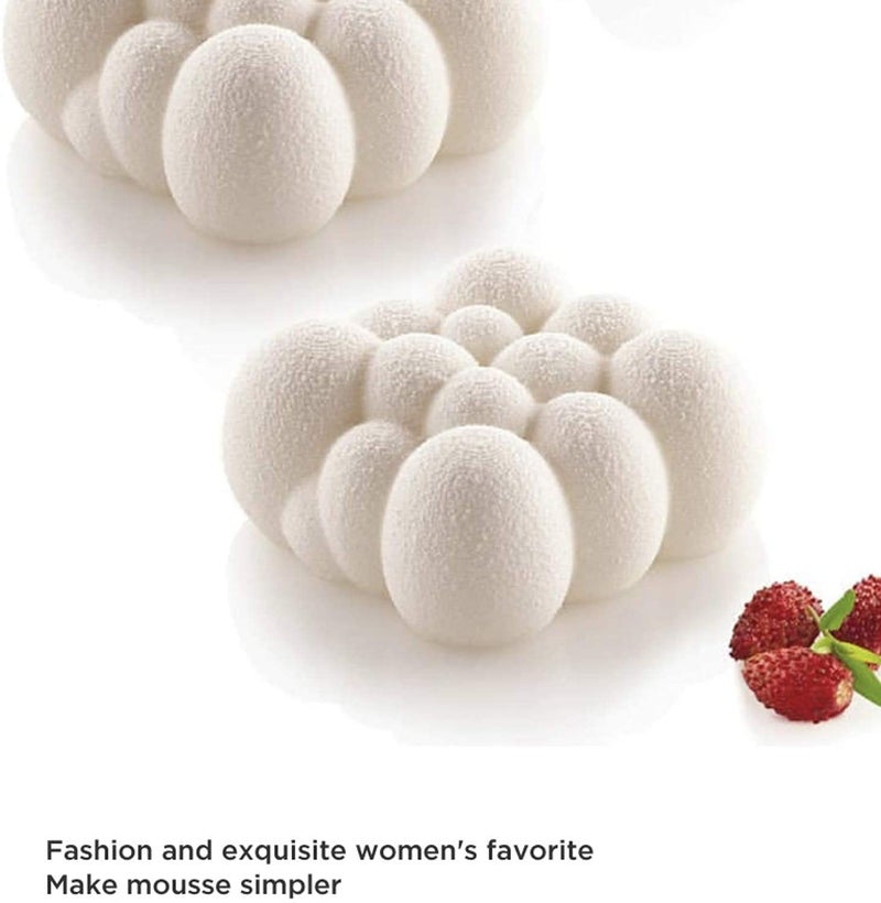 Perfect Pricee Silicone Mould for soap Cake Muffin Cupcake Soap Resin Art Candles Making Mould Cloud Bubble Mould - Image 2