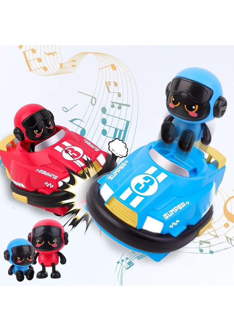 Remote Control Car For Toddlers, Kids Rc Ejecting Bumper Cars, Rc Battle Race Cars Set Of 2 Players With Led Lights And Music For 6 Year Old Boy Birthday Gifts - Image 1