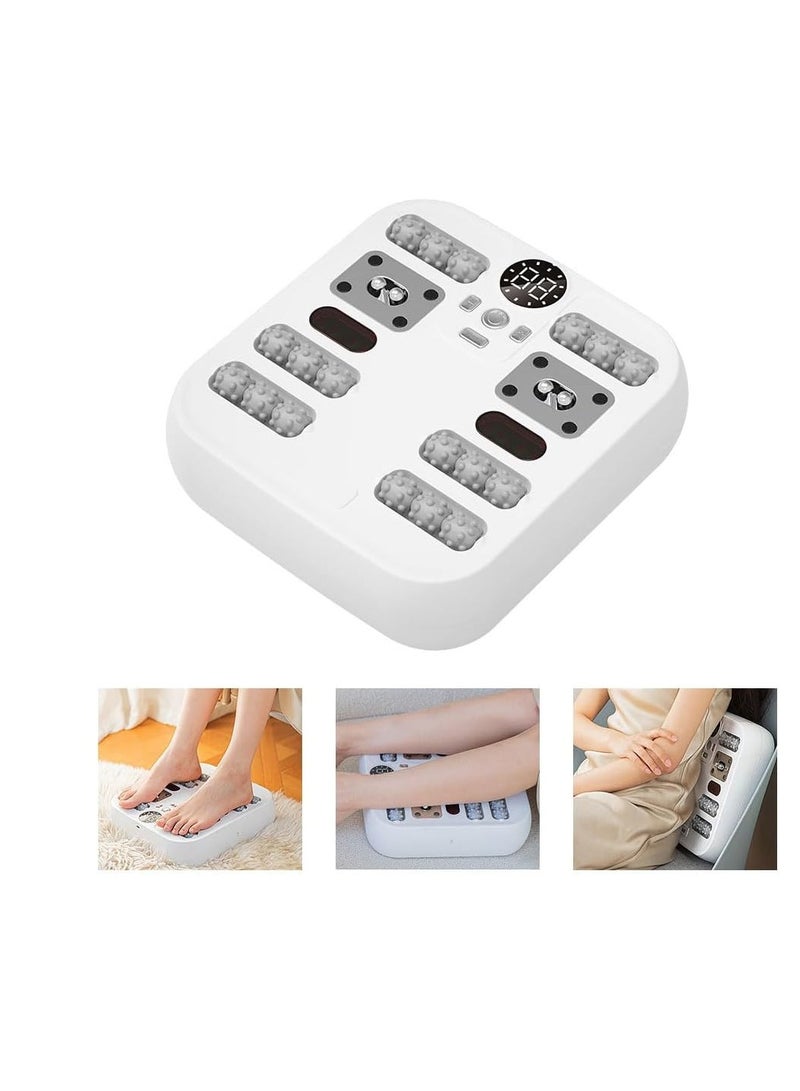 Generic Foot Massager Electric Feet Massager With Heating 10 Itensities Foot Acupoint Massager Cordless Foot Relaxation Machine USB Rechargeable Body Massager for Foot Leg Calf Meridian Therapy Instrument  - Image 1