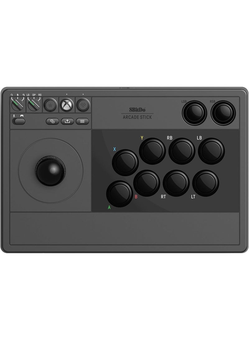 8BitDo Arcade Stick For Xbox & PC (Windows 10) - Black - Image 1