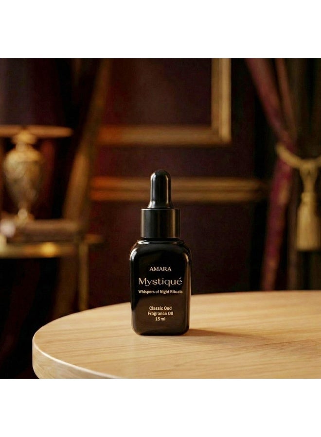 Amara عطر عود كلاسيك (15 مل) ميستيك - Image 1