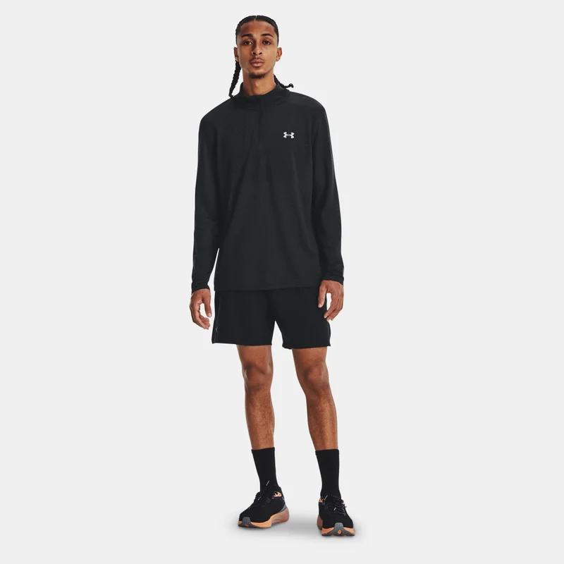 UNDER ARMOUR Men's Seamless Stride ¼ Zip Running Top