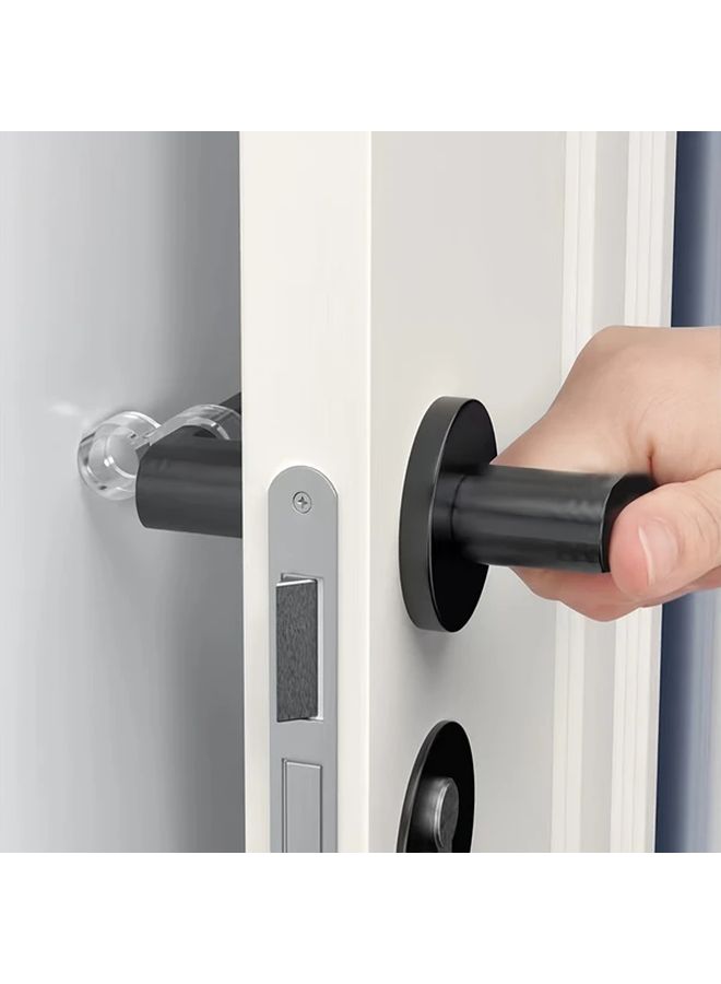 6 Clear Silicone Bumpers For Doors And Windows Shock Absorbing Rubber Wall Protectors With Quiet Handle Buffers Ideal For Home And Office Use - Image 3