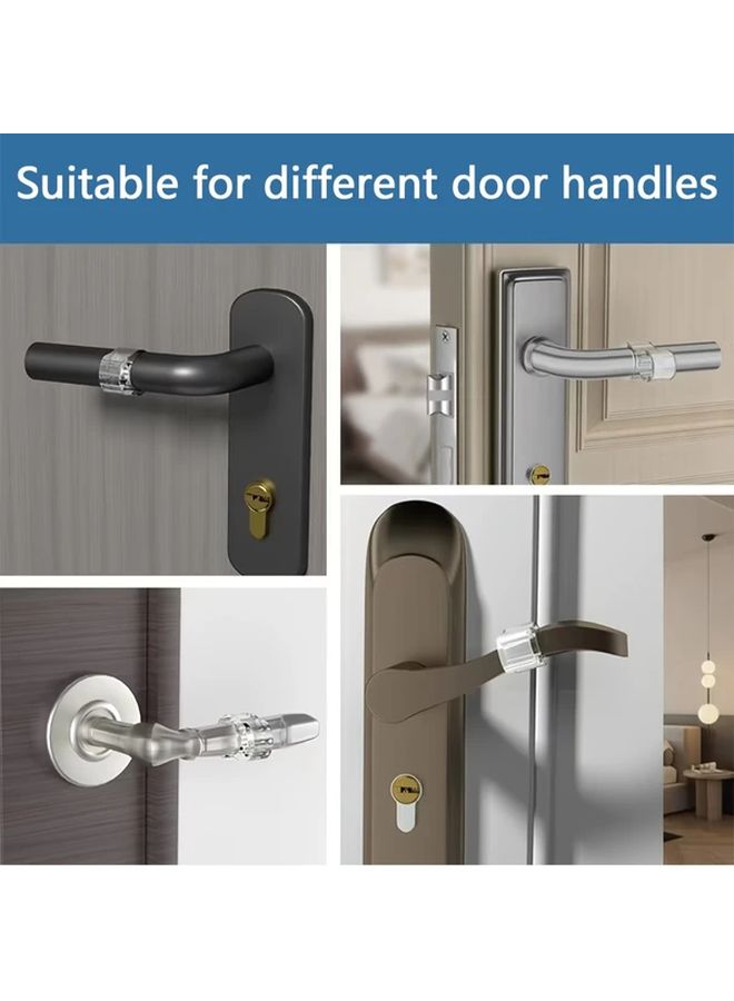 6 Clear Silicone Bumpers For Doors And Windows Shock Absorbing Rubber Wall Protectors With Quiet Handle Buffers Ideal For Home And Office Use - Image 4