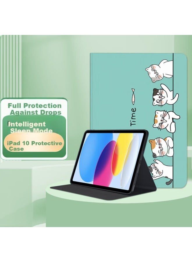 Jiang Ming Jiangming Ipad 10 Apple Tablet 10th Generation Protective Case Ipad Protective Shell 10.9 Inch Book-style Anti-drop Slim Smart Sleep Protective Case - Image 1
