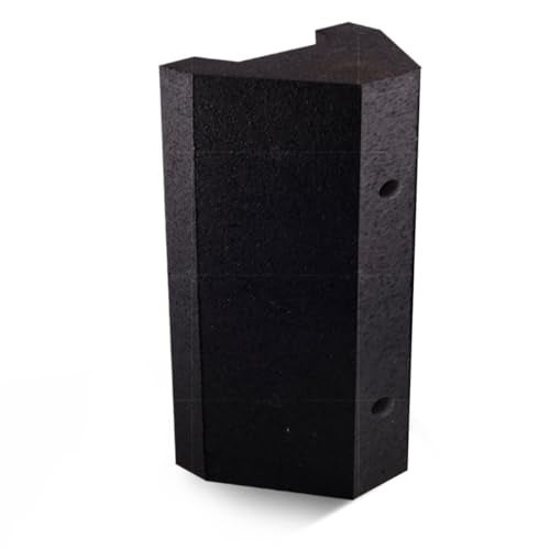 Highcraft STC-10 Rooftop Pipe Support Block- Sleeper Curb Replacement- Solid Conduit Standoff Cradle- 750 lb. Capacity- 5-3/4 x 9-3/4 in., High Grade Recycled Rubber - Image 3