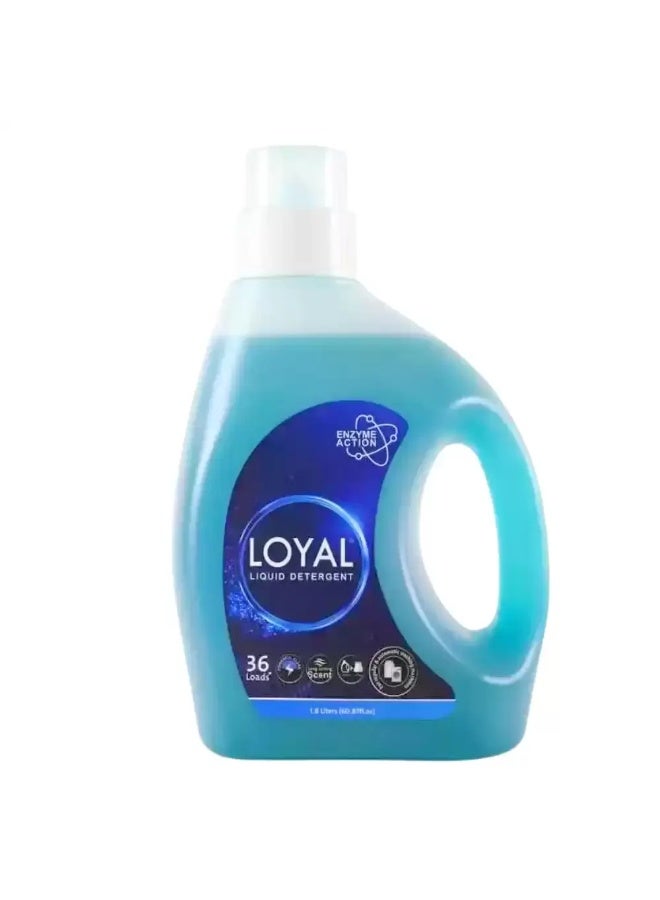 loyal مسحوق غسيل سائل لويل للغسالات العادية والأوتوماتيكية - 1.8 لتر