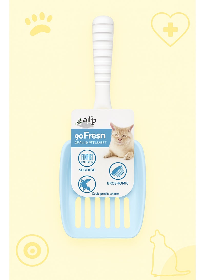 afp - Cat Litter Plastic Scoop - White Color