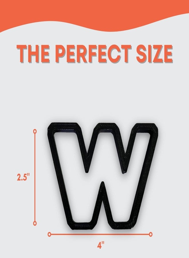 Bundle of Fun w Lowercase Block Letter Cookie Cutter with Easy Push Design (3.5 inch) - Image 2