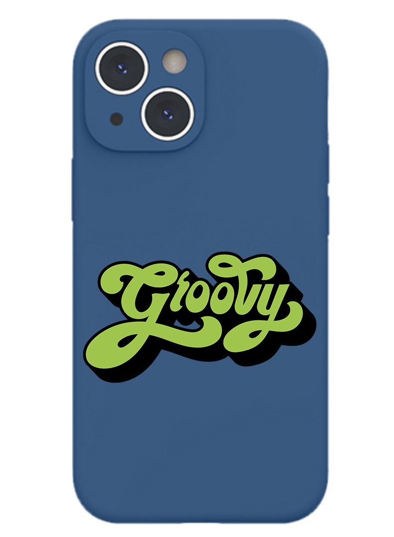 Theodor Protective Slim Fit Case Liquid Silicone Cover with Full Body Protection Anti-Scratch Shockproof Case For iPhone 15 Plus Blue  - Guard your heart above all else copy - Image 1