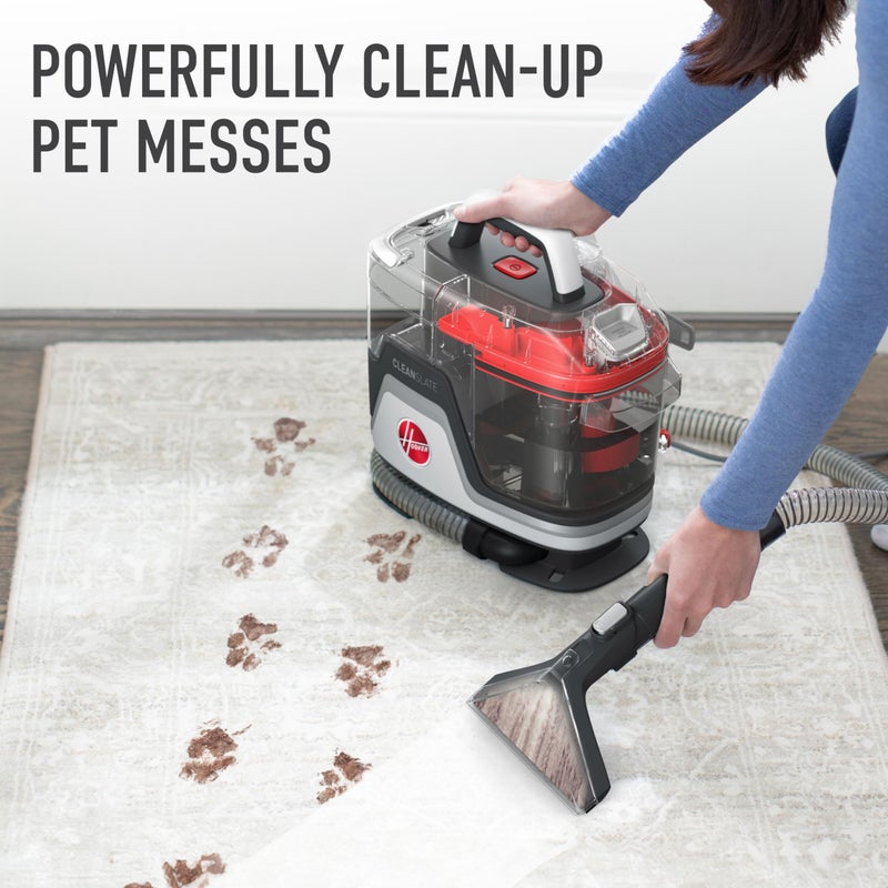 Hoover CleanSlate Plus Portable Carpet + Upholstery Spot Cleaner Machine, Powerful Suction with Versatile Tools, Pet Stain Remover, Car and Auto Detailer, Pair with Hoover Carpet Cleaner Solution - Image 3