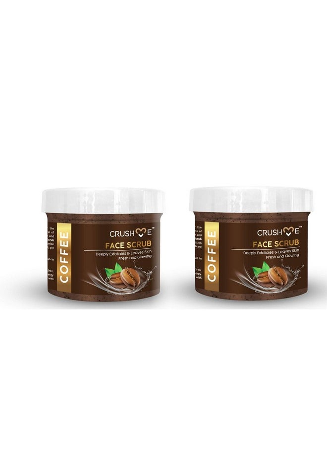 Crush Me Crush Me Coffee Face Scrub Combo || Pack of 2 || for for Deep Exfoliates & Glowing, 113g Each  - Image 1