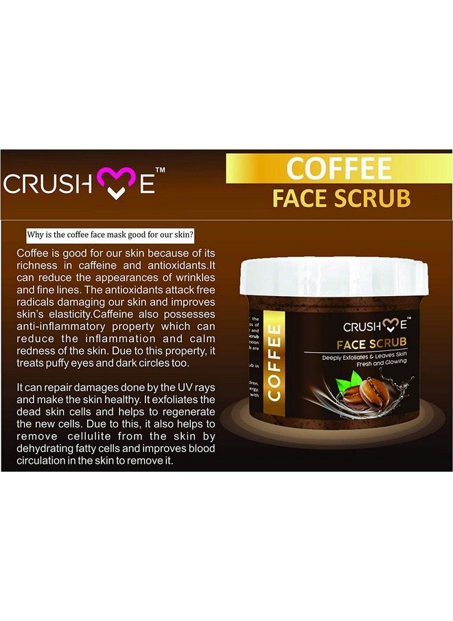 Crush Me Crush Me Coffee Face Scrub Combo || Pack of 2 || for for Deep Exfoliates & Glowing, 113g Each  - Image 4