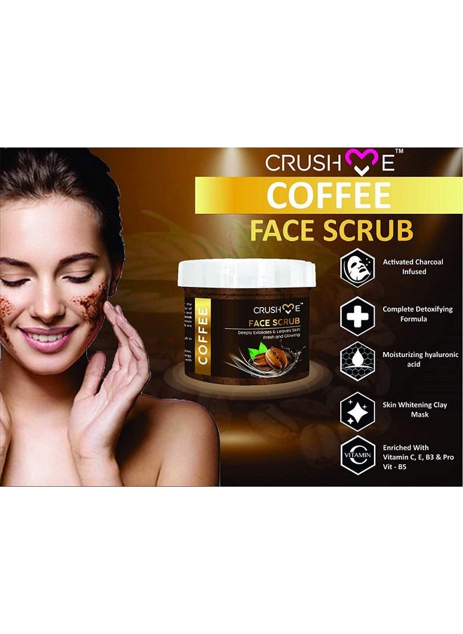 Crush Me Crush Me Coffee Face Scrub Combo || Pack of 2 || for for Deep Exfoliates & Glowing, 113g Each  - Image 3