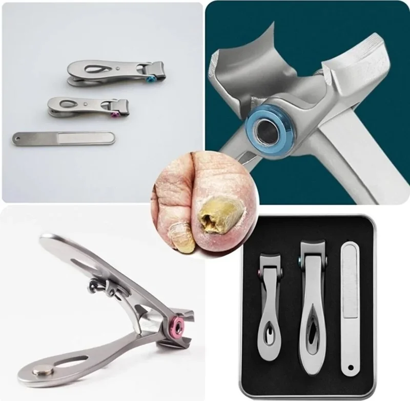 بيزيم ايفدي Professional Nail Clipper Set of 3 SHM09 with File and Gift