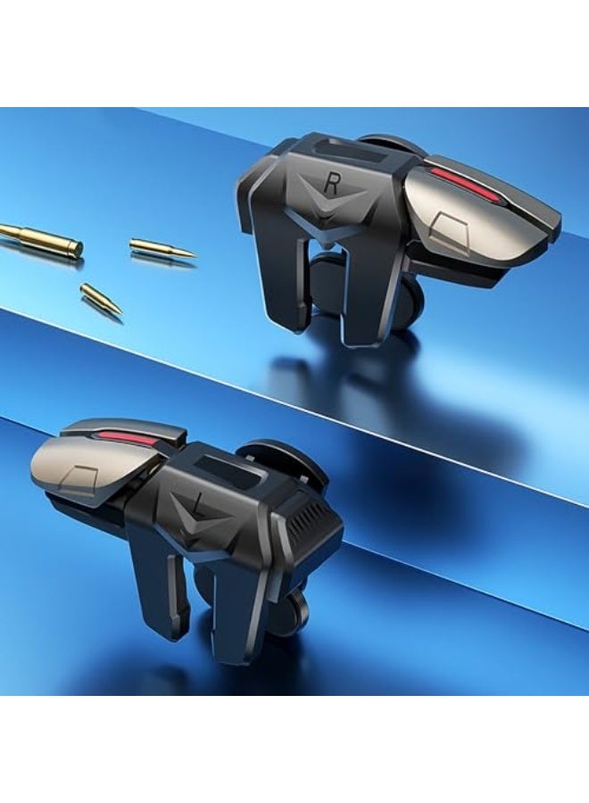 وحدة تحكم ألعاب موبايل 13 في 1 - 4 زنبركات إطلاق استجابة مع قبضة هاتف لألعاب PUBG و COD و Knives Out و Battle Royale - Image 1