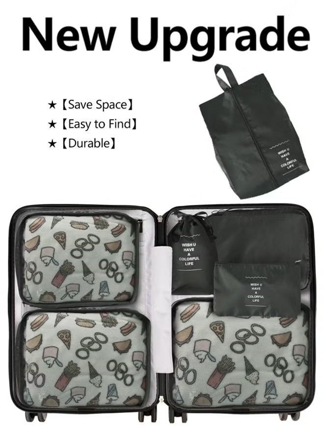 جونيس 7 مجموعة منظمي التعبئة والسفر لتوفير المساحة - Image 2