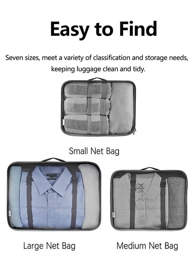 جونيس 7 مجموعة منظمي التعبئة والسفر لتوفير المساحة - Image 4