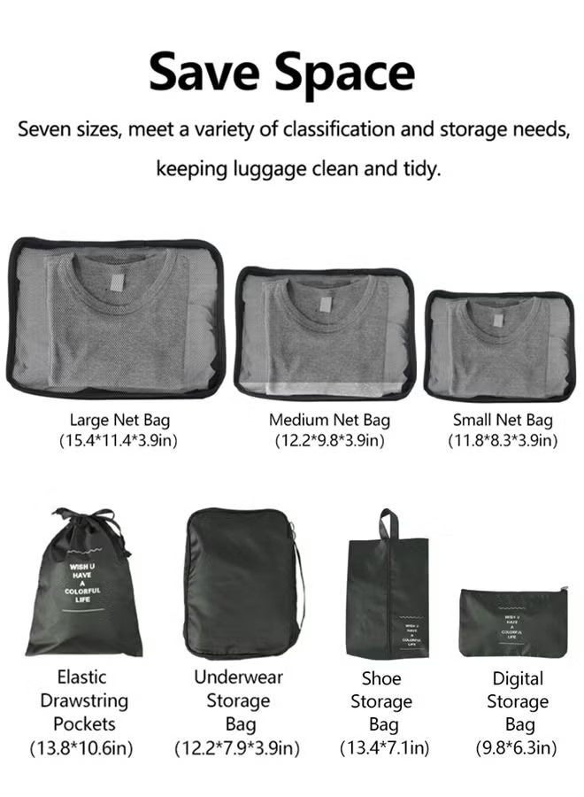 جونيس 7 مجموعة منظمي التعبئة والسفر لتوفير المساحة - Image 3