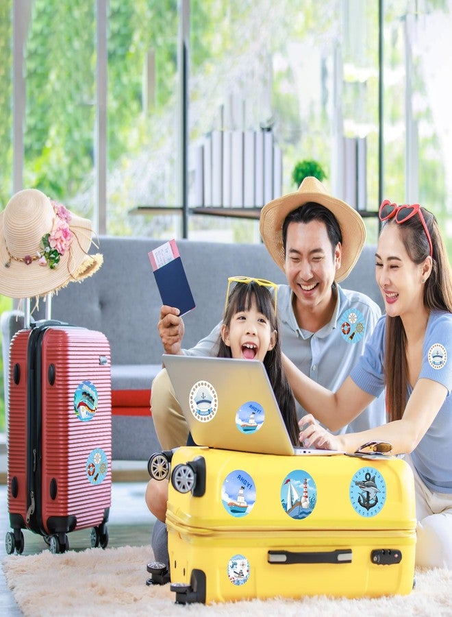 CupaPlay 500 PCS Nautical Stickers for Coastal Beach Nautical Themed Birthday Party Baby Shower Decorations Favors Jar Containers Letter DIY Sticker Labels Decals - Image 4