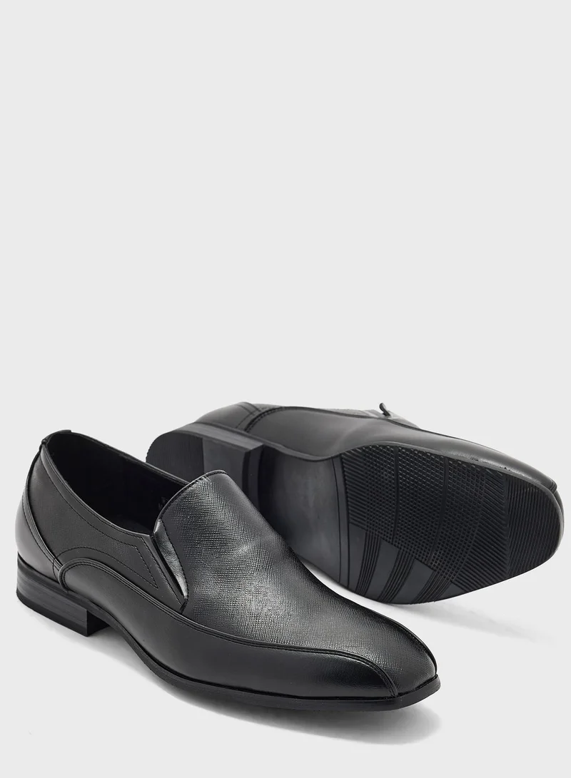 Robert Wood Superior Faux Leather Formal Slip Ons