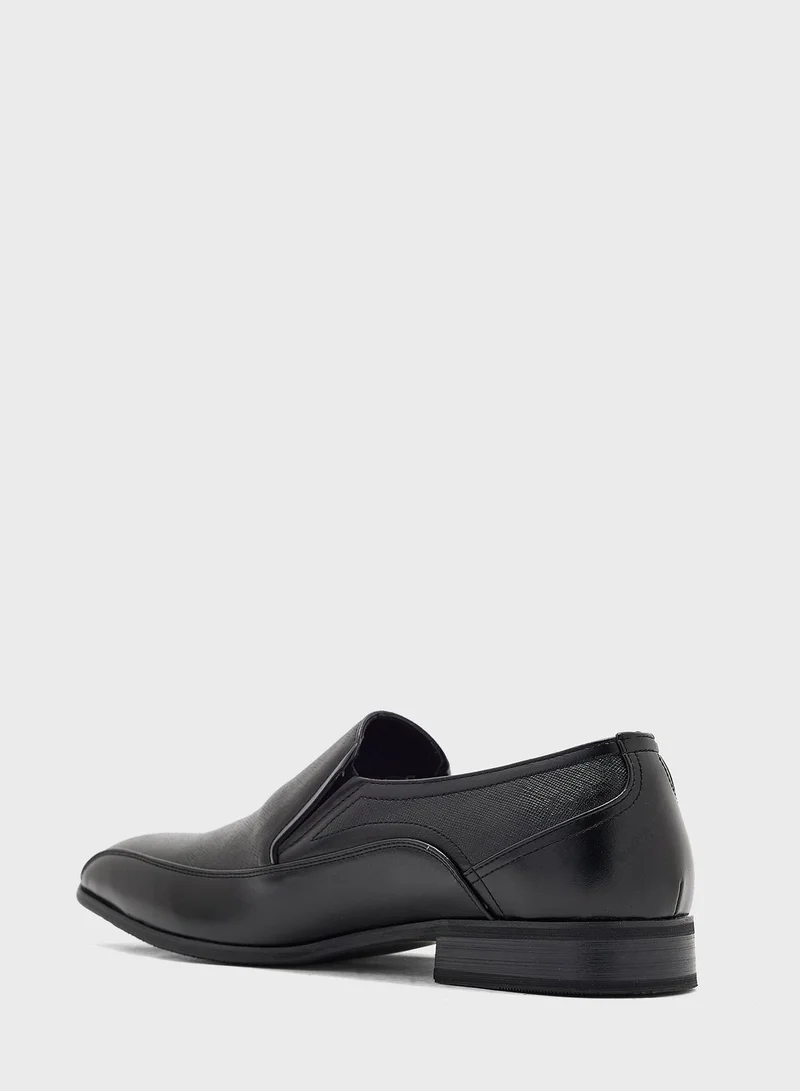 Robert Wood Superior Faux Leather Formal Slip Ons