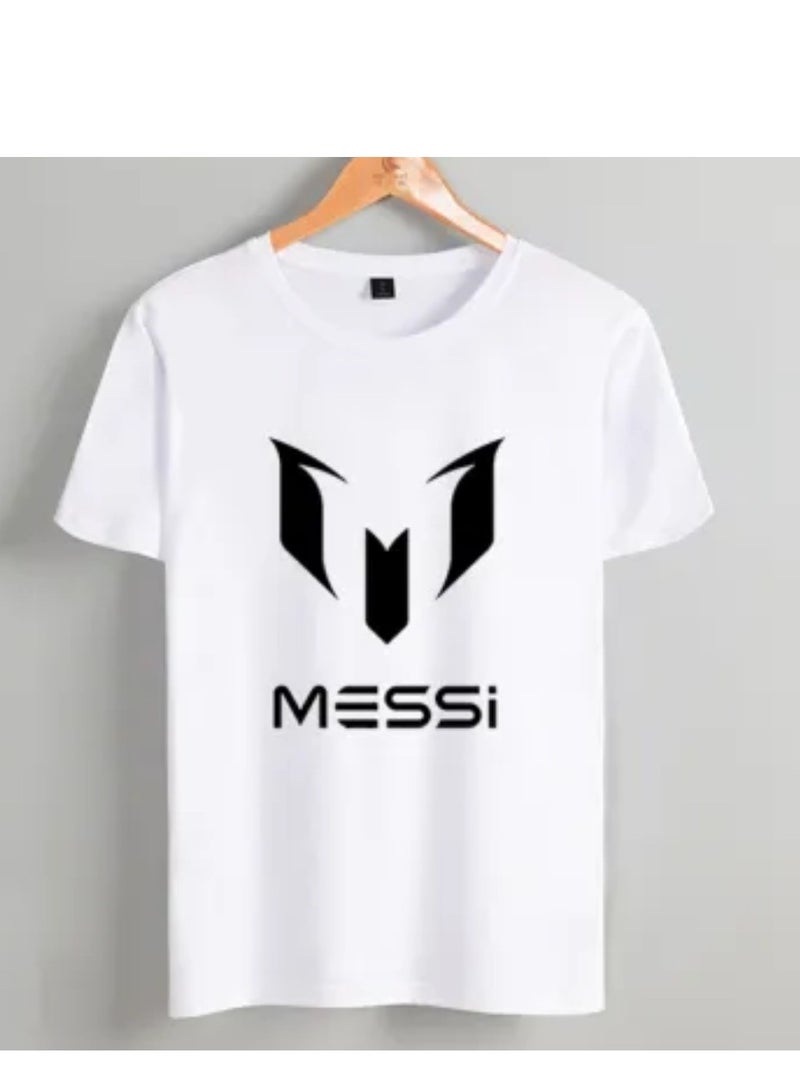 L-M Printed T-Shirt white/Black