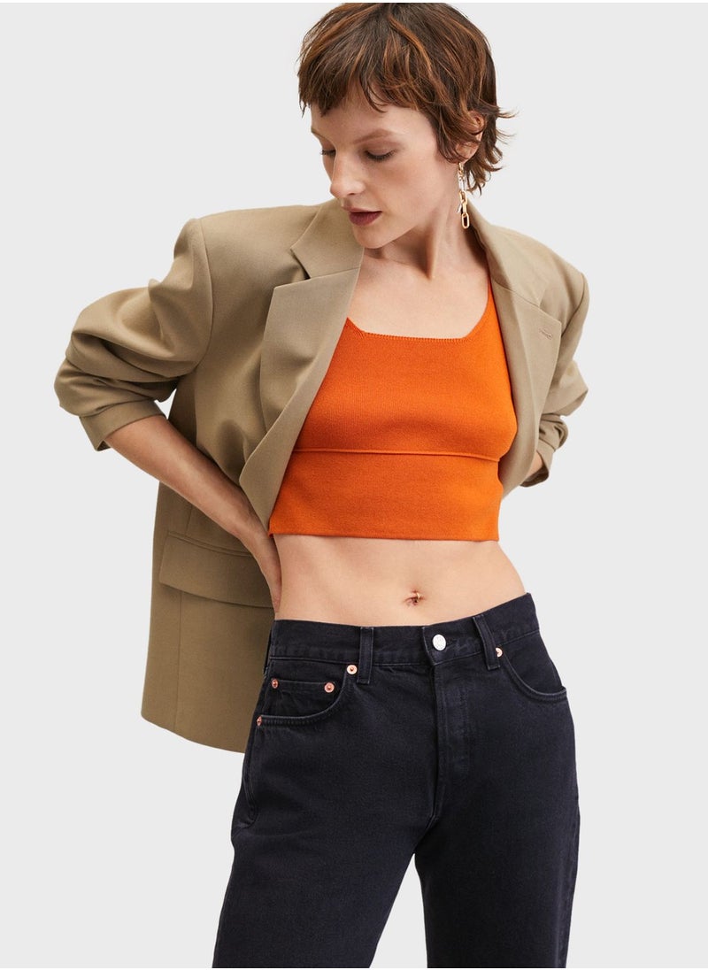 MANGO - High Waist Jeans - Image 1