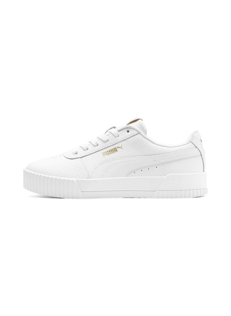 PUMA Carina Lux Womens White Casual Sneakers  - Image 2