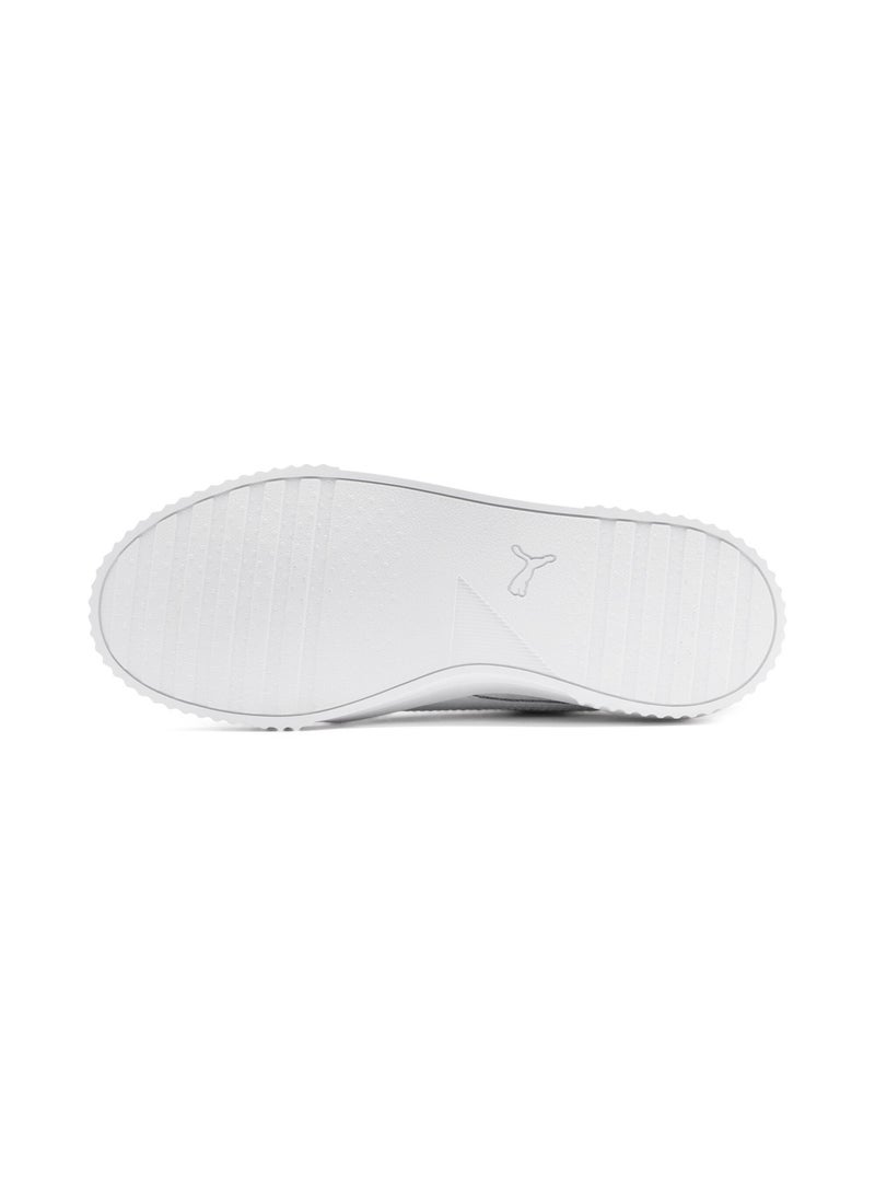 PUMA Carina Lux Womens White Casual Sneakers  - Image 5