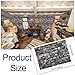 Furbeko 35 Pcs Miniature Dollhouse Wallpaper SelfAdhesive Mini DIY Floorboards Wall Paper Real Life DIY Decoration for Dollhouse Brick Gray - Image 4