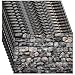 Furbeko 35 Pcs Miniature Dollhouse Wallpaper SelfAdhesive Mini DIY Floorboards Wall Paper Real Life DIY Decoration for Dollhouse Brick Gray - Image 2