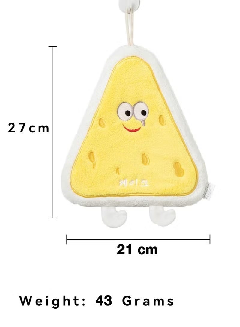 2PCSHand Towel,Dry Hands Instantly Kitchen Household Cleaning Cloths Towel,Thick Coral Fleece Hanging Towel - Image 2