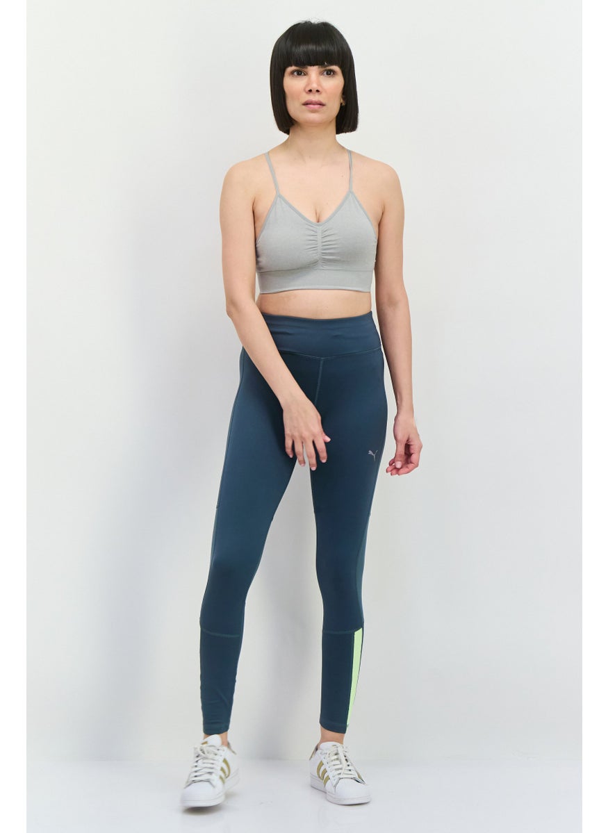 PUMA Women Sportswear Fit Training Leggings, Slate Green  - Image 4