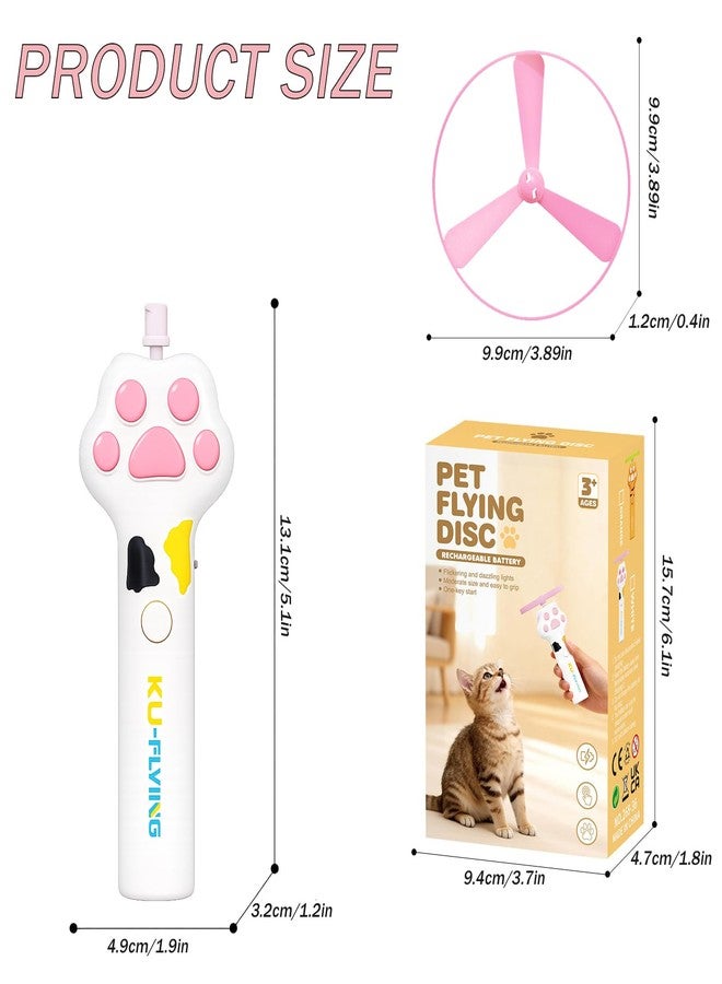 Cat Fetch Toy with 6 Flying Spinners - Image 2