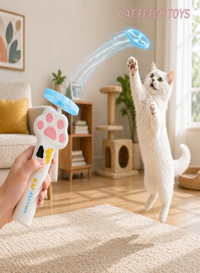 Cat Fetch Toy with 6 Flying Spinners - Image 4
