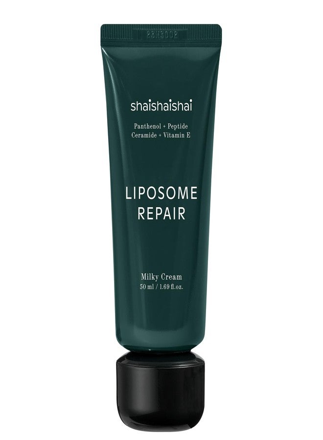 shaishaishai LIPOSOME REPAIR MILKY Cream, 72HR Intensive Hydration, Skin Barrier Repair with Urea 6%, Advanced Deep Penetration, Lightweight, Non-Greasy Formula for Oily & Combination Skin, 1.69 fl oz - Image 1