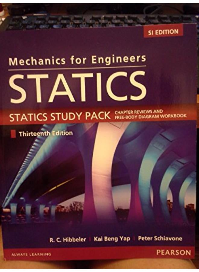 Mechanics for Engineers: Statics (SI Study Pack)