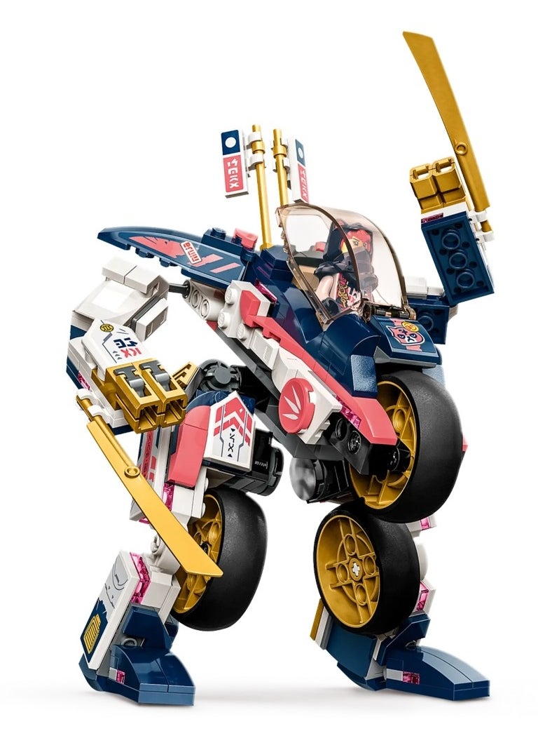LEGO LEGO - Sora's Transforming Mech Bike Racer 384 Pieces - 71792  - Image 4