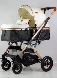 SENA Baby Stroller, luxury carriage with umbrella and leather cover from Lucid Baby, model - LC1 - pzsku/Z9BC40B55ED65B82A2FAEZ/45/_/1717992735/fabb801c-d388-4d56-82ef-adbd197d7e9b