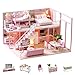 Flever Dollhouse Miniature DIY House Kit Creative Room with Furniture for Romantic Artwork Gift Meeting Your Sweet - Image 3