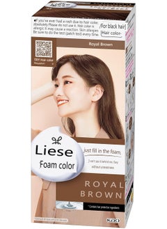 Liese Liese Kao Bubble Hair Color Royal Brown 