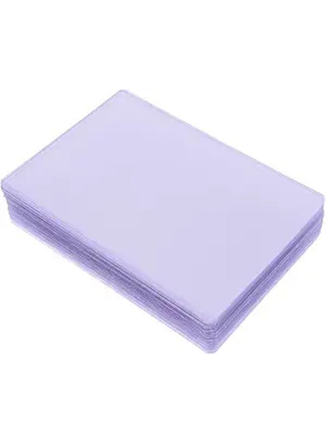 B6 Vertical Hard Plastic Card Sleeves 30 Pack Sturdy Photo Postcard Protectors - Image 1