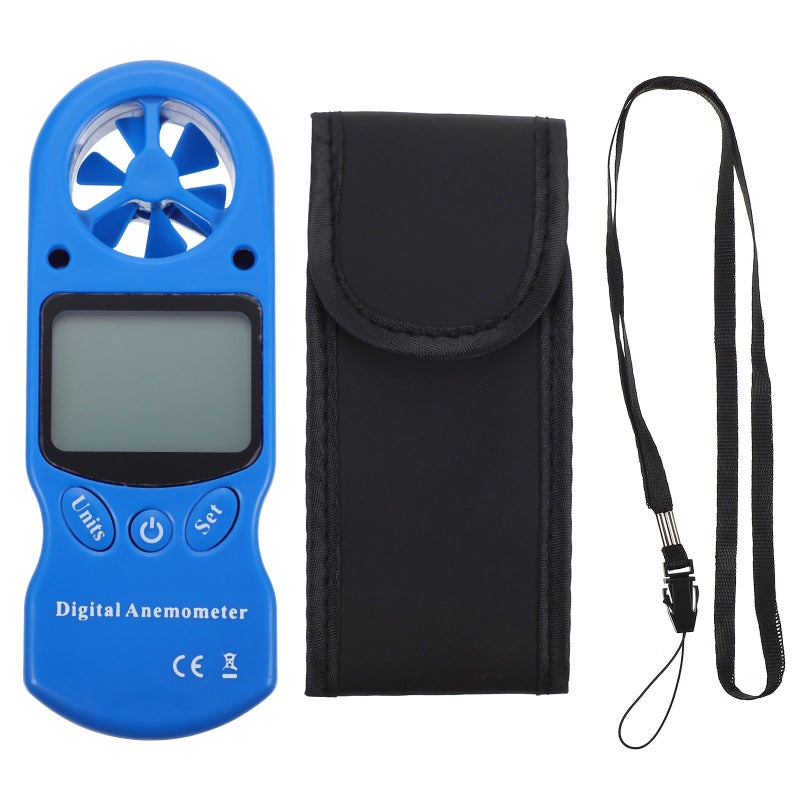 1Pc Mini Handheld Digital Anemometer Practical Hygrothermograph with No Battery - Image 1