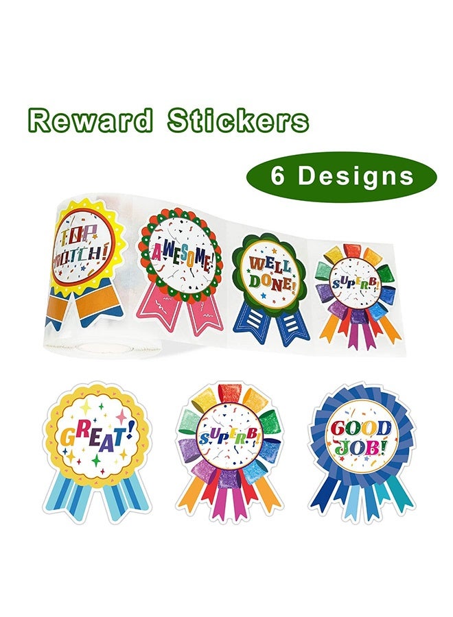 Peachjoy 300pcs Reward Stickers Badge Designs for Kids Reward Labels Use on Kids Classroom Outdoor Sports Game, Party, Home, Encourage Stickers, 2.2 * 2.8 Inches - Image 2