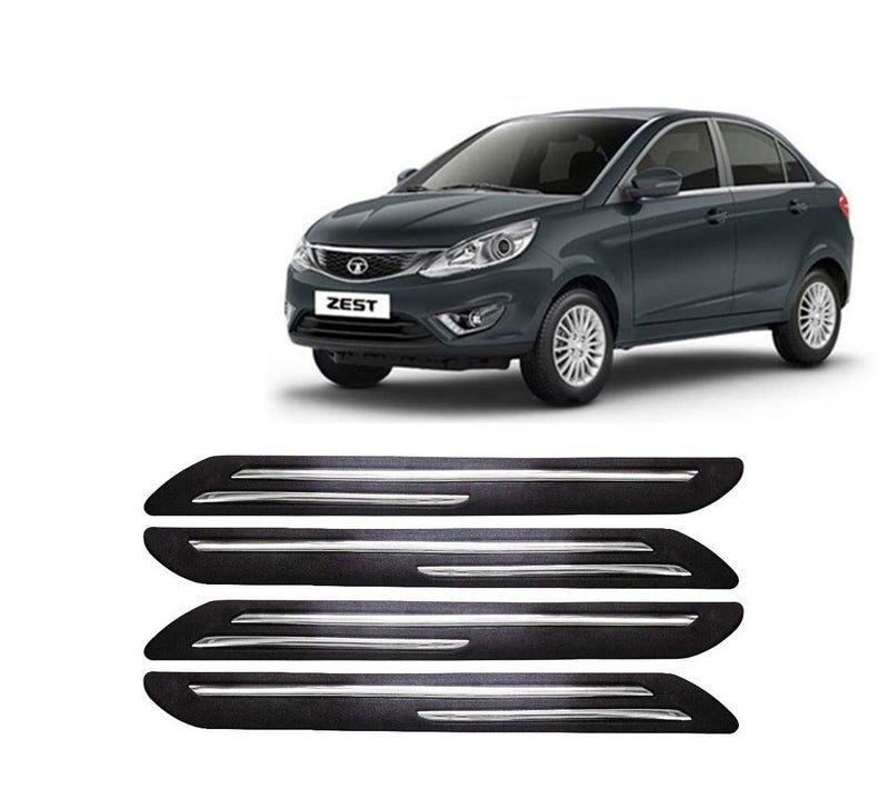 Car Bumper Guard for Zest - (Chrome Strip)