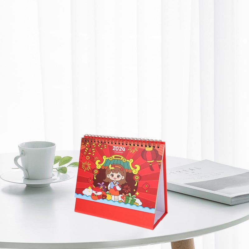 Monthly Desk Calendar Organizer With Print Pages For Easy Planning Workspace Charm - Image 5