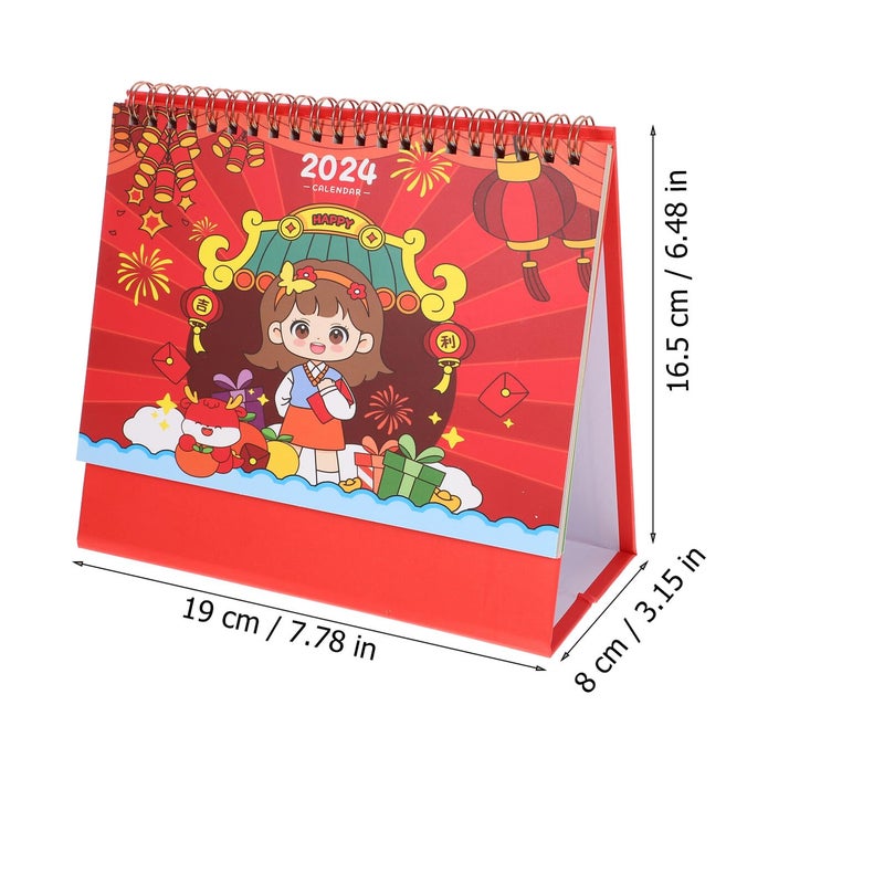 Monthly Desk Calendar Organizer With Print Pages For Easy Planning Workspace Charm - Image 3